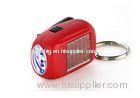 Multifunction Mini Solar Power Cranking Dynamo Flashlight Torch With Slide Switch