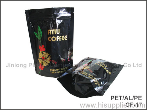 zipped coffee bags