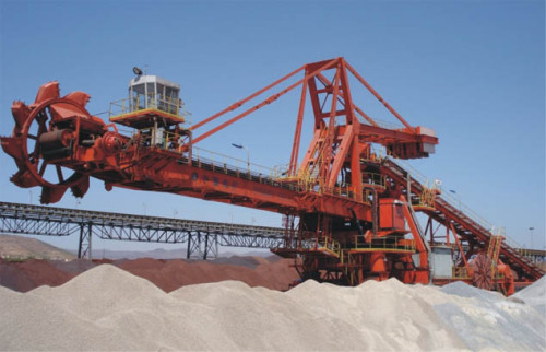 Cantilever Bucket-wheel Stacker & Reclaimer\apron feeder