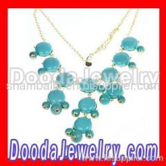 turquoise bubble necklace