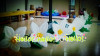 Inflatable LED lily flower lighting, LED decoration for party, event,etc. Order to make.