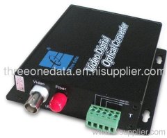 Mini 1 Channel Digital Video Optic Transceiver