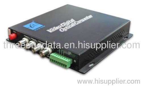 4 Channels Digital Video Optic Transceiver