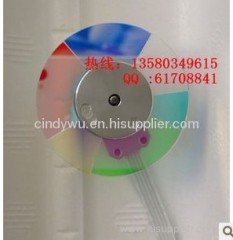 6 segment color wheel for Optoma,Sanyo projector used