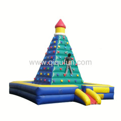 inflatable rock climbing