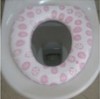 Baby toilet seat with splash guard or w/o