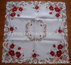 Embroidered table cloth