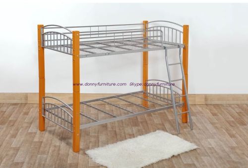 colorful metal triple bunk bed for bedroom furniture
