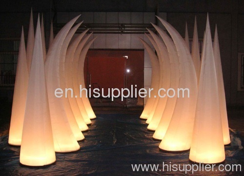 Inflatable LED Tusk. LED Inflatable Ivory, LED decoration for wedding,party,event, ect. . Order to make.