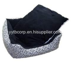 super soft velvet &faux suede dog bed