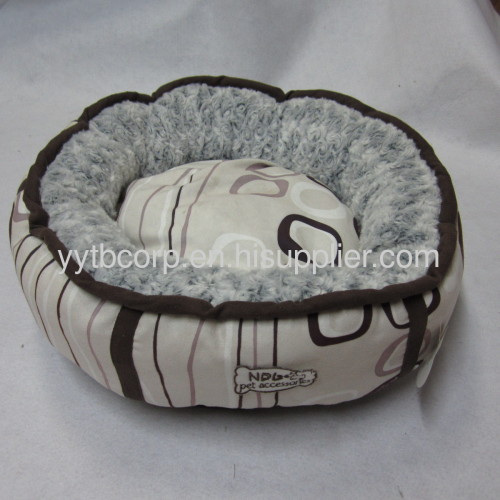 round pet bed