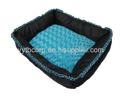 ruffled pet bed 