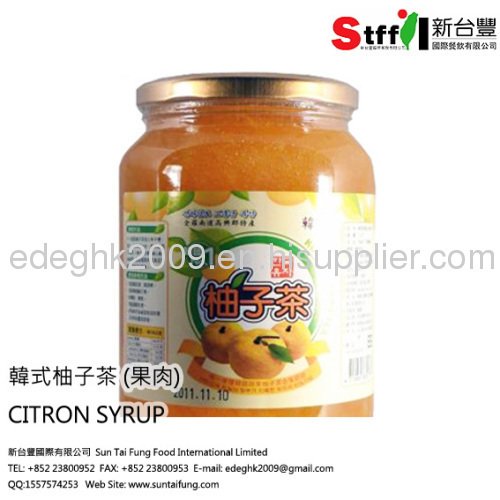 Citron Tea Syrup