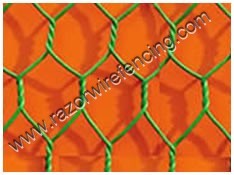 Hexagonal wire netting