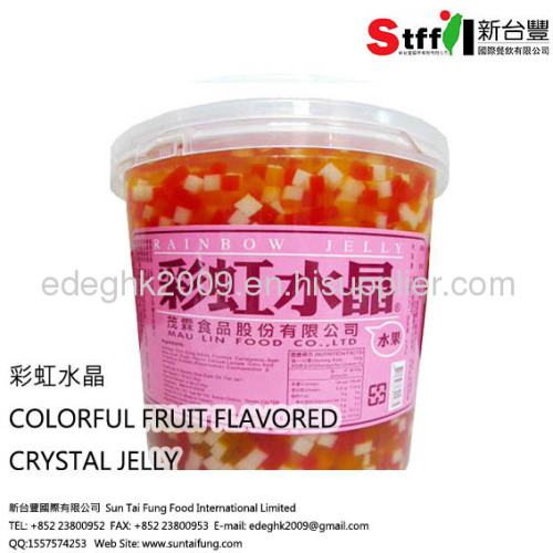 Rainbow Flavor Crystal Jelly