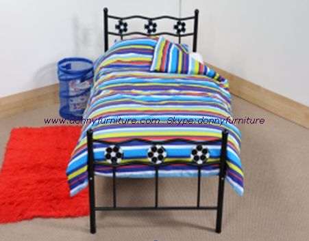 lovely style single metal bed
