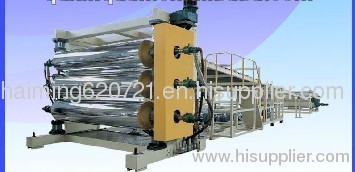 PE PP ABS thick board manufacturing machine
