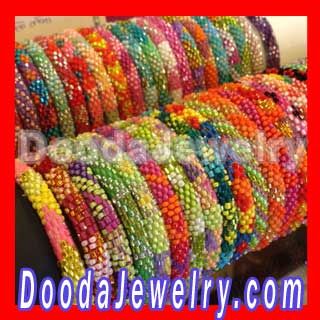 Crocheted Beaded Bracelets