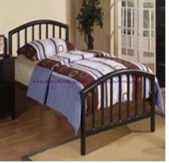 New York Single Metal Bed