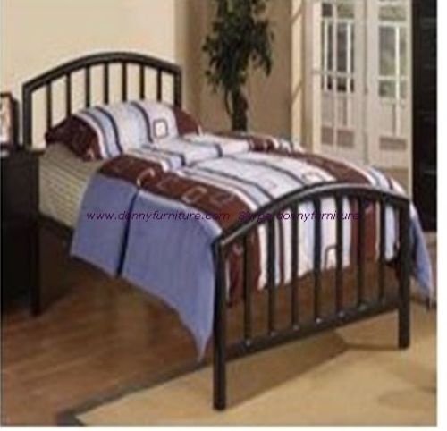 comfortable single metal bed