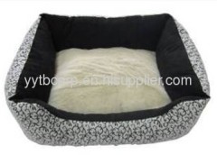 super soft velvet & PV fleece dog bed