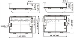 UL approved 80-200W Induction Low Bay Fitting