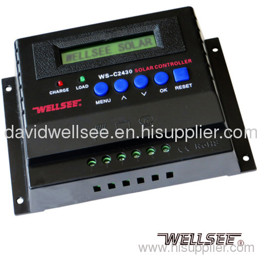 WELLSEE WS-C2430 20A 12/24V battery charger controller