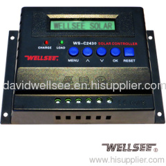 WELLSEE WS-C2430 25A 12/24V solar battery charge controller