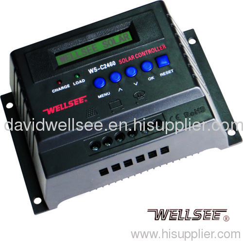 WELLSEE WS-C2460 60A 12/24V PWM Charge Controller