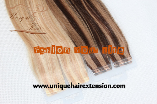 tape weft tape hair extensions skin weft tape hair