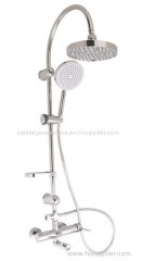 Shower sets with ABS shower head and hand shower, cold&hot water supply