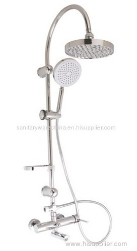 Shower sets with ABS shower head and hand shower cold&hot
