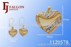 heart shape design girls jewelry set
