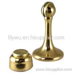 3 Inch Wall Magnetic Door Stop (Polished Brass Finish)