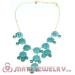 J Crew Turquoise Bubble Necklace