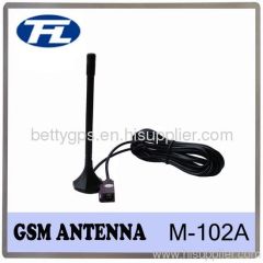 Car GSM Antenna 3dBi Gain and 900/1800MHz Frequency
