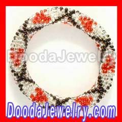 crochet beaded bracelet pattern