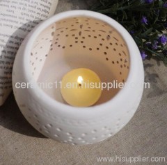 Ceramic candle holder