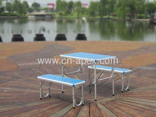 Aluminum 80x50x63 folding table