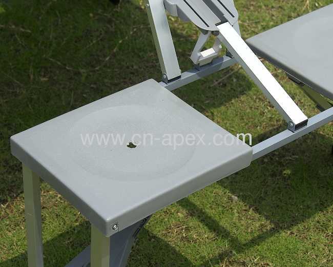 MDF Folding table for picnic with chair