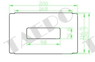 24F Fiber optic splice traywith snap-in cover