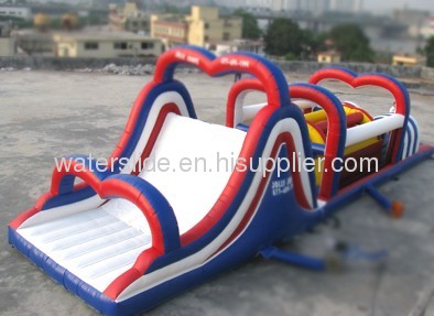 large obstacle challenge inflatable