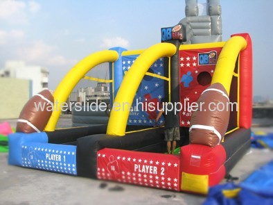 interactive inflatable basketball challeng