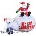 inflatable christmas arch with LED light/Giant Inflatable Hu