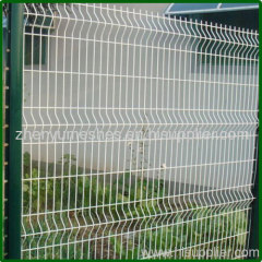 white plastic garden fence