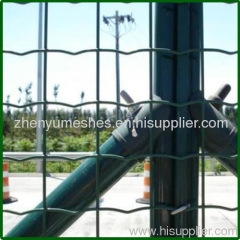 pvc coated wavy wire mesh fence