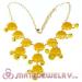 J Crew bubble necklace yellow