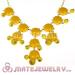 J Crew bubble necklace yellow