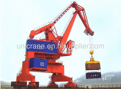 Four link type portal crane