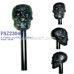 BLACK SKULL GLITTER MICROPHONE